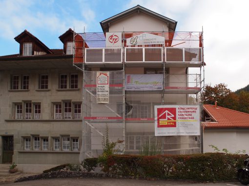 Echafaudages d’une maison à Fribourg, Planche inférieure